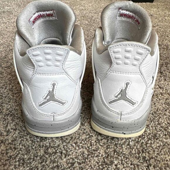 Nike Air Jordan 4 Retro White Oreo Size 5 Youth (Size 6.5 Women's) - Picture 4 of 8